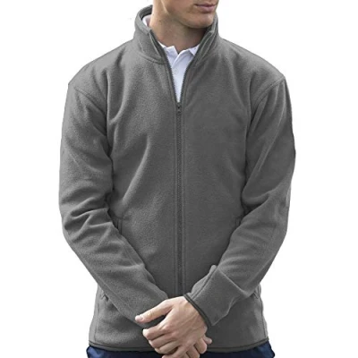Image of Pro RTX Micro Fleece Jacket, Lightweight Work Jacket for Men, Versatile Men&#039;s in Many Colours, Spring Sizes S, M, L, XL, XXL, 3XL, 4XL, 5XL, 6XL, 7XL, Solid grey, 5XL