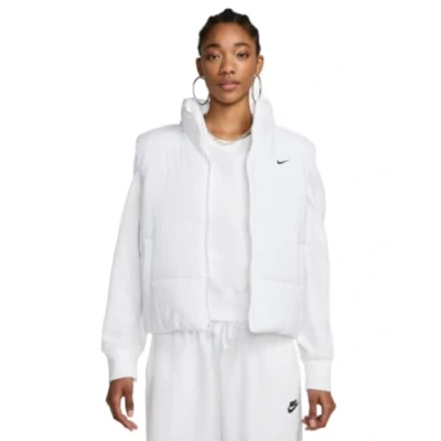 Image of NIKE FB7679 100 W NSW TF THRMR CLSC VEST Jacket Women&#039;s WHITE/BLACK Size 2XL