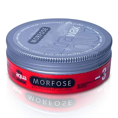 Image of Morfose Aqua Hair Gel Wax Shine Look, Edge Control,Ultra Hold for Men &amp; Women, Developed by Barbers Gel, Wax, Powder, Pomade Clay Styling