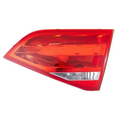 Image of 8K5945094D Rear light HELLA 2TZ 009 687 101 Right Inner Section P21W, W16W 12V Crystal clear, red with bulbs bulb holder AUDI: A4 B8 Saloon