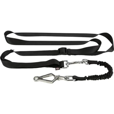 Image of Trixie Bicycle and Jogging Lead, 25 mm, Black