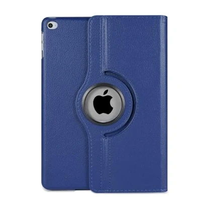 Image of Leather Rotate 360 Stand Case For Apple iPad Air 1st 2nd 9.7 2017/2018 5th &amp; 6th Generation (BLUE)