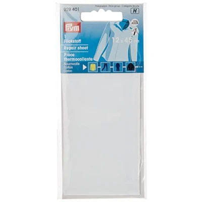 Image of Prym Consu Repair Sheet CO 12x45 cm white, Cotton, 11.81 inches x 3.94 1 Piece