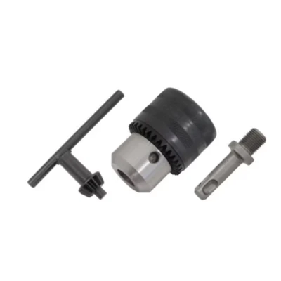 Image of PTI 3pc Keyed Drill Chuck and SDS Adaptor Set 13mm 1/2&quot; Capacity