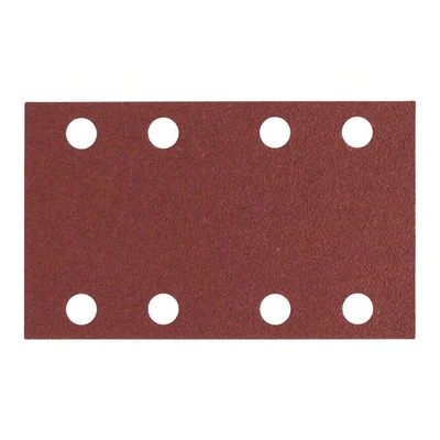 Image of Bosch C430 Sanding Sheets for Orbital Sanders, 120G, 80 X 133MM, 8 Hole 2 608 605 281 Pk 10