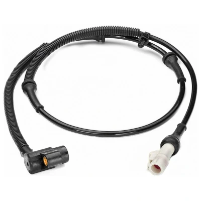 Image of 1F1Z2C204BA, 1F1Z2C204BB ABS Sensor HELLA 6PU 230 040 381 Front Axle, Axle Left with holder Inductive 2 pin connector