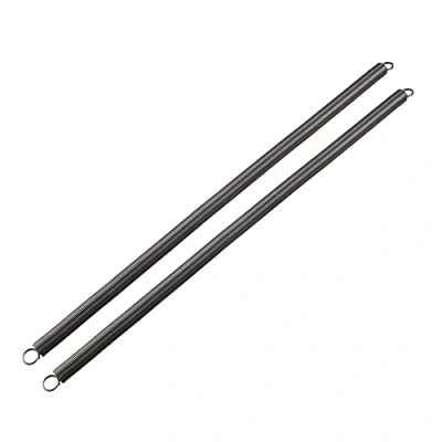 Image of sourcingmap Extension Spring 0.8mm Wire Dia , 10mm OD 300mm Free Length Steel Small Dual Hook Tension 2pcs