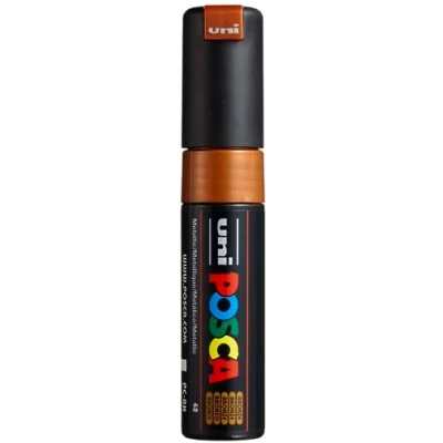 Image of Uni Ball Posca PC 8K Broad Chisel Tip Marker Bronze