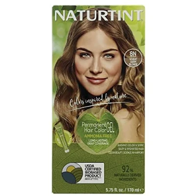 Image of Naturtint Permanent Hair Colour 8N Wheat Germ Blonde 165ml
