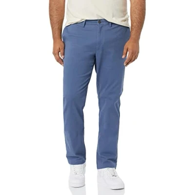 Image of Amazon Essentials Men&#039;s Skinny Fit Casual Stretch Chino Trouser, Indigo, 30W / 28L