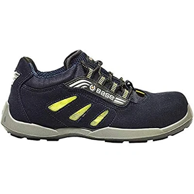 Image of Base Frisbee Record Low Shoes Blue/Yellow UK 3 EU 35