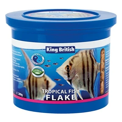 Image of King British Tropical Flake Fish Food, 200 g, Pack of 2