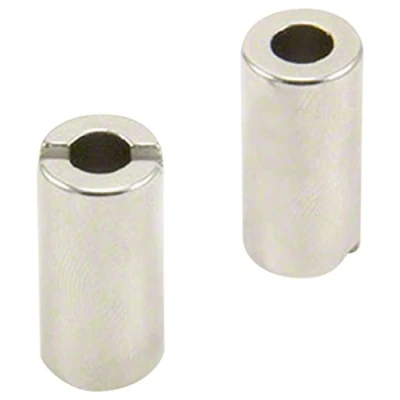 Image of Diametrically Magnetised N42 Neodymium Magnet for Arts, Crafts, Model Making, DIY, Hobbies, Office and Home 12mm dia x 25mm long c/w 2mm Slot 5.4kg Pull Pack of 20