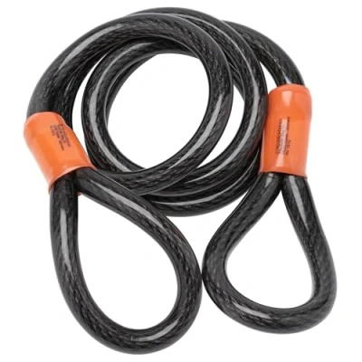 Image of Burg Wachter 12MMX1.2M BRAID STEEL CABLE 121C, Black, 12mm x 1.2M