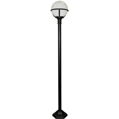 Image of Glenbeigh 1 Light Outdoor Lamp Post Black IP44, E27