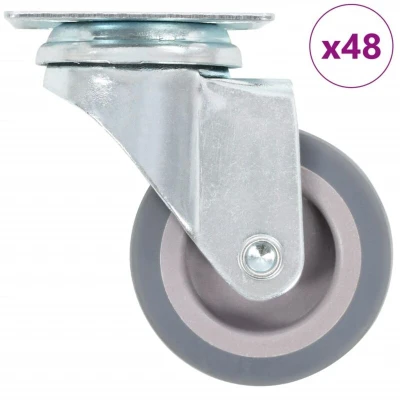 Image of vidaXL 48 pcs Swivel Casters 50 mm