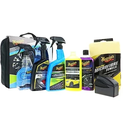 Image of Meguiar&#039;s DELKITV2 Deluxe Car Care Kit V2 including Hybrid Ceramic Spray Wax