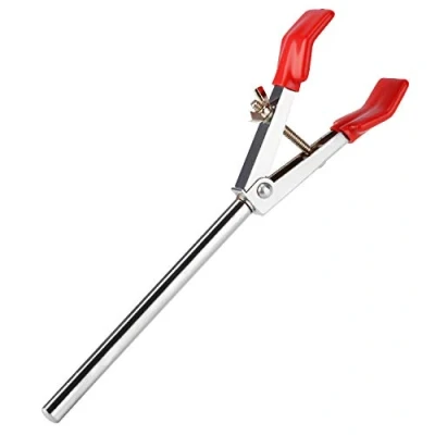Image of stonylab 2 Prong Lab Clamp, Sturdy Single Adjust Multipurpose Swivel Clamp Grip Extension Accessory