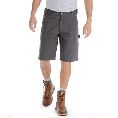 Image of Carhartt Men&#039;s Rugged Flex Relaxed Fit Canvas Utility Work Short, Shadow, 38W