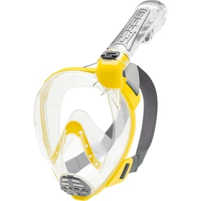 Image of Cressi Duke Full Face Snorkel Dry Mask Available in Standard Version or with Action Cam Holder, Adult Unisex