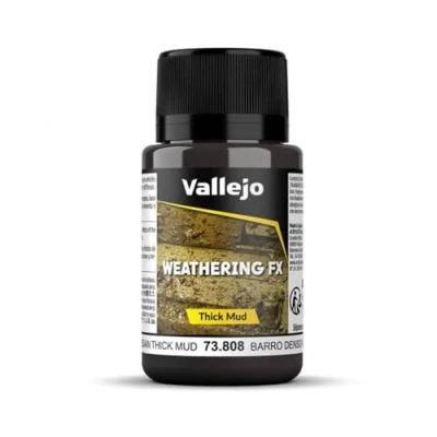 Image of Vallejo 40 ml &quot;Russian Thick Mud&quot; Weathering Effect Bottle