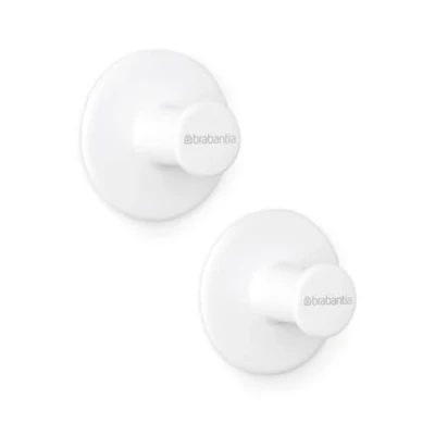 Image of Brabantia 280344 Renew Collection Towel Hooks, White