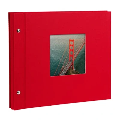 Image of goldbuch Screw Album, Cardboard, red, 30 x 25 cm
