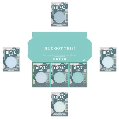 Image of Rust Oleum uPVC Paint in Matt Finish Soft Blues Tester Box