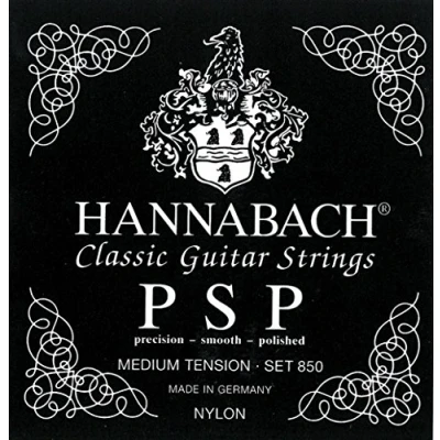Image of Hannabach Strings for classic guitar Serie 850 PSP MT 3 string Bass Set