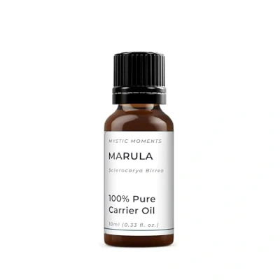 Image of Mystic Moments Marula Carrier Oil 10ml Pure &amp; Natural Perfect For Hair, Face, Nails, Aromatherapy, Massage and Dilution Vegan GMO Free