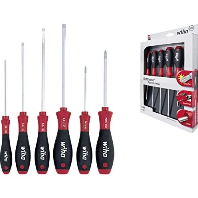 Image of Wiha SoftFinish® SL/PZ Screwdriver Set, 6 Piece
