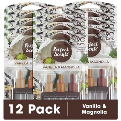 Image of Perfect Scents 3 Air Freshener Refill Limited Edition (12 Pack) Compatible with 3volution Velvet Jasmine &amp; Oud 12x20ml