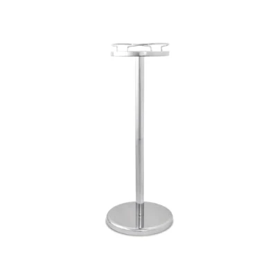 Image of Leopold Vienna 260 x 680 mm Stainless Steel Stand for Champagne Cooler, Silver