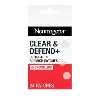 Image of Neutrogena Clear and Defend Ultra Thin Blemish Patches 24ct
