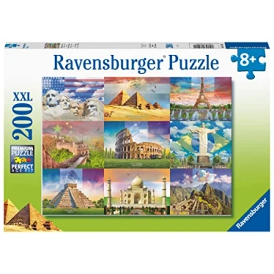 Image of Ravensburger Monuments of The World 200 Piece Jigsaw Puzzle for Kids Age 8 Years Up