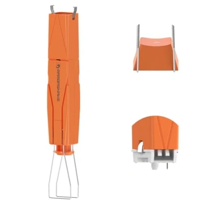 Image of MAMBASNAKE 2 in 1 Keycap Switch Puller Tool for Hot Swappable Mechanical Keyboard, 304 Stainless Steel MX Keys Remover Kit DIY Custom Gaming Orange