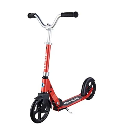 Image of Micro Scooters Cruiser Children&#039;s Scooter Handlebar Adjustable Lightweight Foldable 6 12yrs Boys &amp; Girls Red
