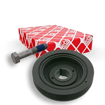 Image of 0515K9, 0515K9S1, 515K9S1 Crankshaft Pulley FEBI BILSTEIN 33789 5PK 142mm 4 with screw BMTS Turbo NEW