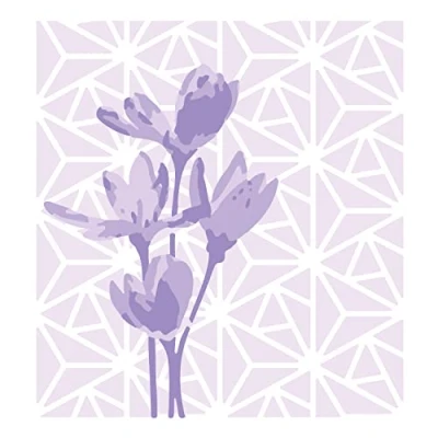 Image of Sizzix Layered Stencils 4PK Geo Flowers by Olivia Rose, One Size