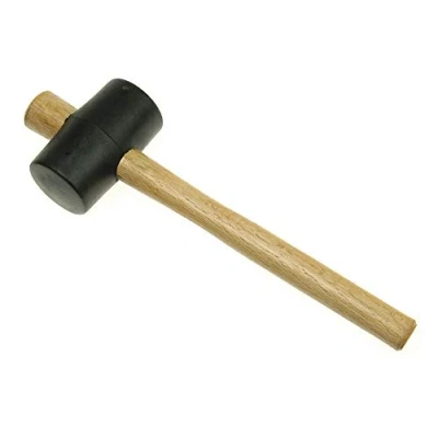 Image of Faithfull Rubber Mallet Black 2.1/4In