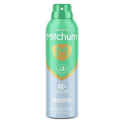Image of Mitchum Women Deodorant Spray 200ml Unscented