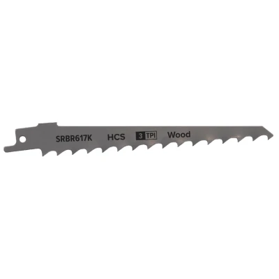 Image of Sealey Reciprocating Saw Blade Pruning &amp; Coarse Wood 150mm 3tpi Pack of 5