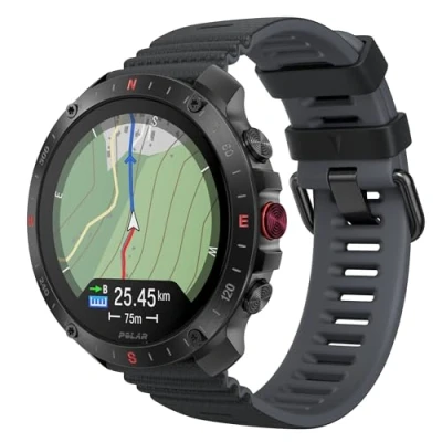 Image of Polar Grit X2 Pro Premium GPS Smart Sports Watch Ultimate Outdoor Adventure with Rugged Design, Advanced Navigation, Tracking, Biosensing and Heart Rate Technology for Peak Performance.