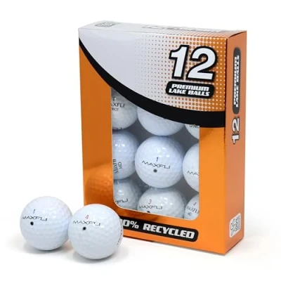 Image of Second Chance Recycled Lake Golf Balls, 12 Pack Grade A for Maxfli Mixed