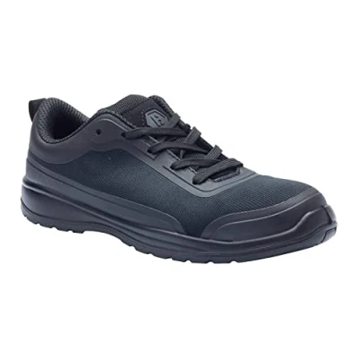 Image of Blackrock Memphis S1 P Lightweight Non Metallic Safety Trainers, Anti Static Leather Work Shoes with Metal Free Composite Toe Cap and Protective Midsole