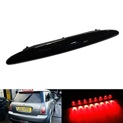 Image of Black Smoked Lens LED Rear High Level Centre Third Brake Stop Light For 2001 06 Mini Cooper Hatch R50 R53