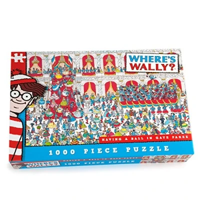 Image of Paul Lamond Where’s Wally Having a Ball in Gaye Paree Puzzle (1000 Piece), Red