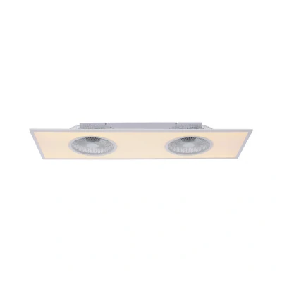 Image of JUST LIGHT. LED ceiling fan Flat Air, CCT, white, 120x40cm