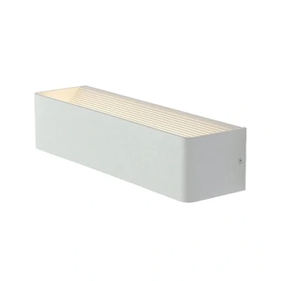 Image of LED Wall Light &#039;Lonisa&#039; (Modern) in White Made of Metal for e.g. Living Room &amp; Dining (1 Source,) from Lindby Lighting, lamp