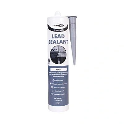 Image of 12x Grey Flash Mate Silicone Lead Sealant Roofing Flashing Leaks Repair Sheet